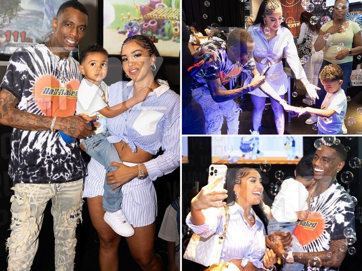 Soulja Boy Celebrates Son's Birthday At Dave & Busters