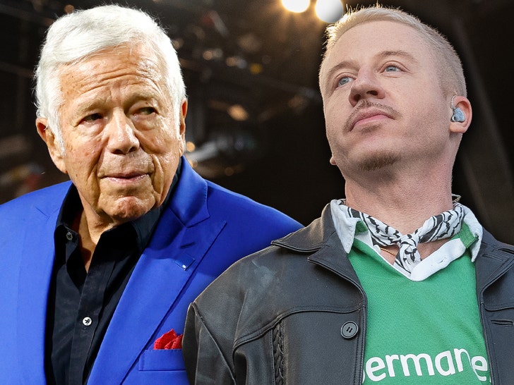 Macklemore Robert Kraft Getty main