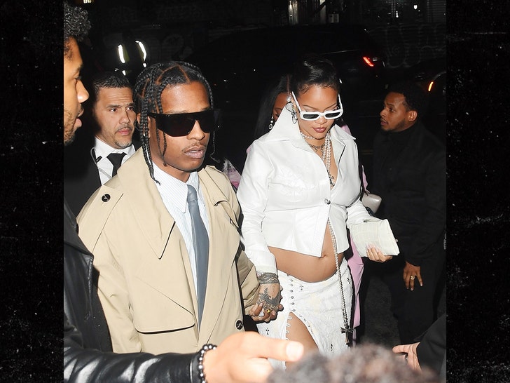 Rihanna & A$AP Rocky Arrive At The 2023 Met Gala