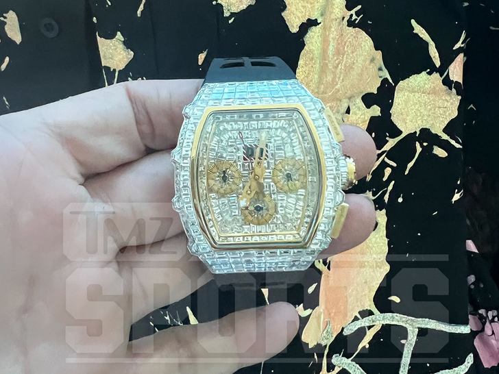 Floyd Mayweather shows off his incredible £14MILLION watch encrusted with  huge dazzling diamonds