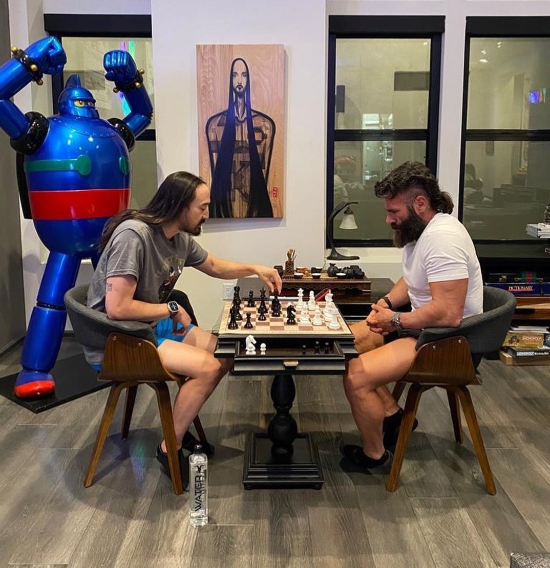 Steve Aoki and Dan Bilzerian