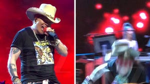 Axl Rose Takes Nasty Fall During Guns N' Roses Concert in Las Vegas