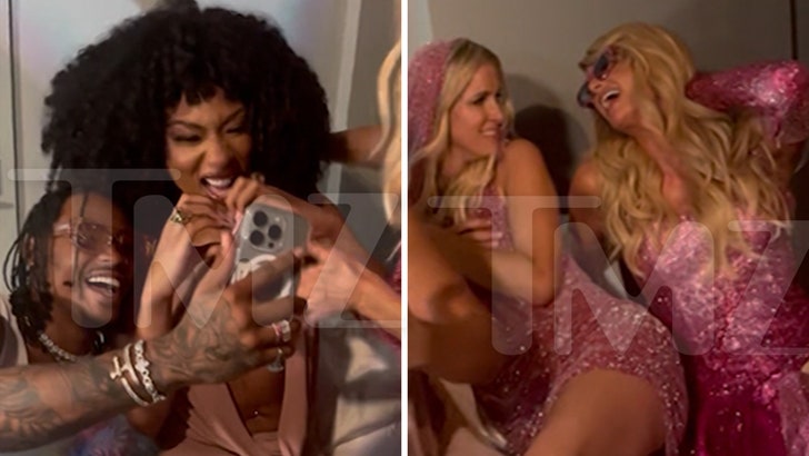 Paris Hilton and Megan Thee Stallion Party Together at New York Fashion Week Event