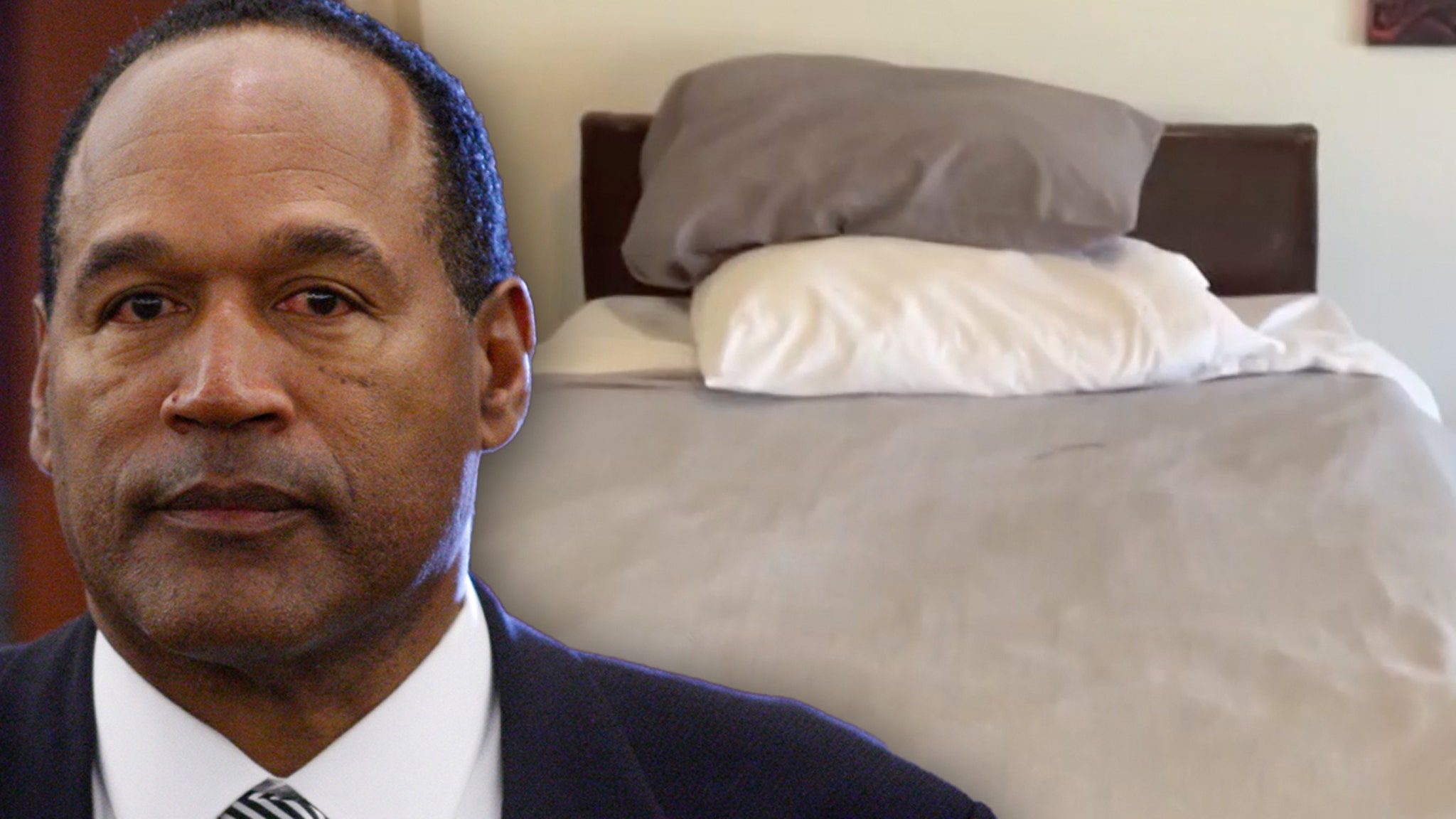 First Look Inside O.J. Simpson’s House Shows His Deathbed Before Auction