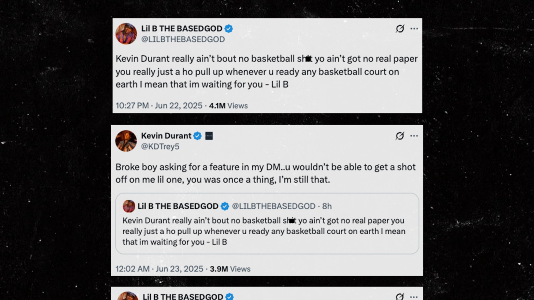 Kevin Durant and Rapper Lil B Reignite Ancient Feud After Houston Trade