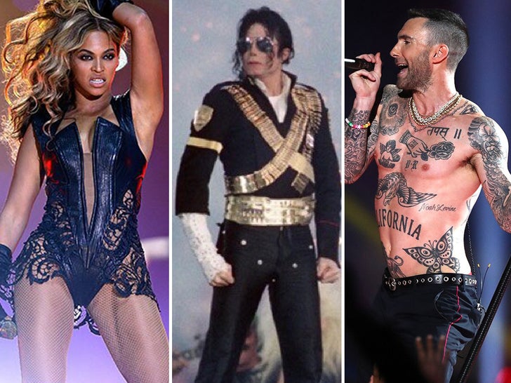 Super Bowl Halftime Performances -- Through the Years