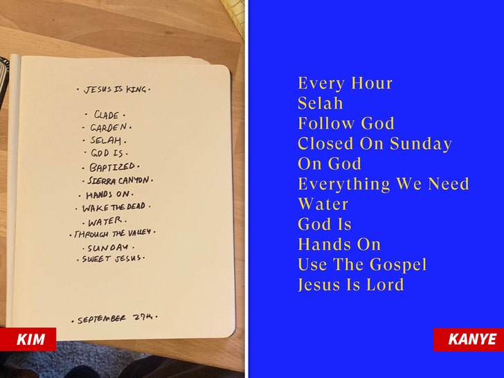 Kanye West Reveals Jesus Is King Tracklist Different Than Kims