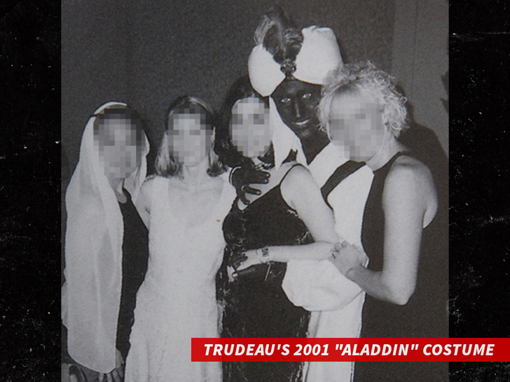 Trudeau's 2001 "Aladdin" Costume