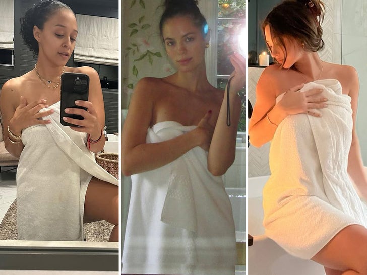 Babes in the towels - it's an envelope!