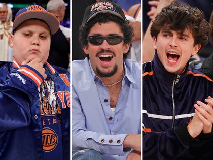 celebs at knicks celtics launch getty