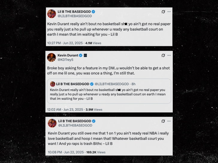 lil b and kevin durant x 2