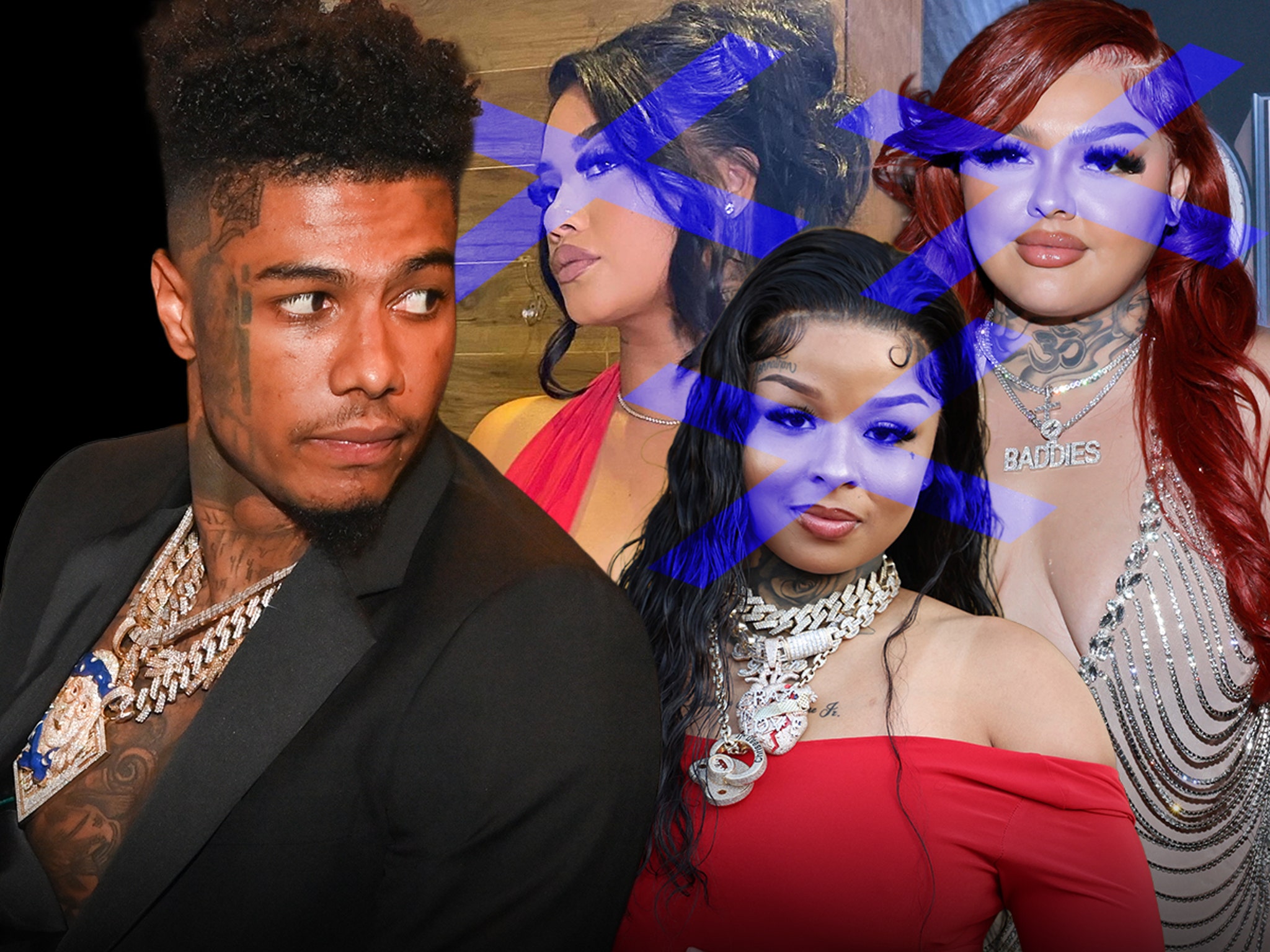 Blueface Disses Chrisean, Jaidyn Alexis & Angela for Leaving Him for Dead