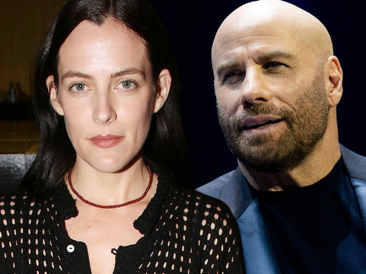 Riley Keough john travolta getty comp
