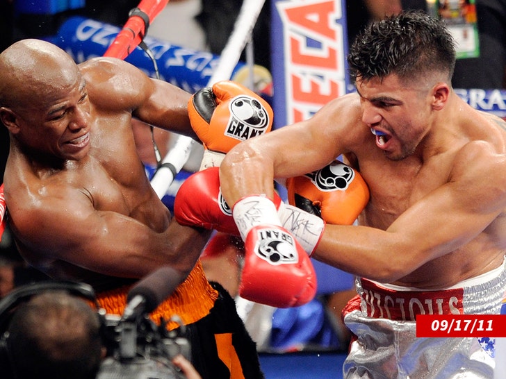 victor ortiz floyd mayweather getty