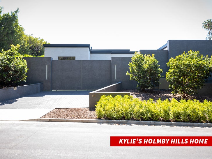 kylie jenner Holmby Hills home exterior getty 1