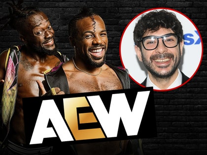 kofi and austin creed tony khan getty all elite wrestling 1