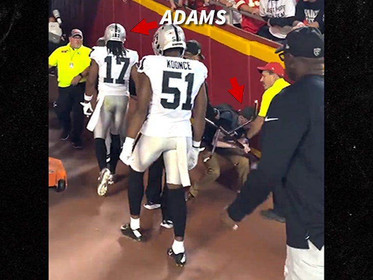 Raiders' Davante Adams could be suspended for shoving photographer