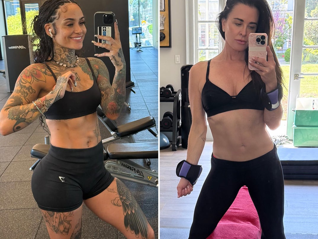 Kehlani vs. Kyle Richards -- Fit Moms Edition