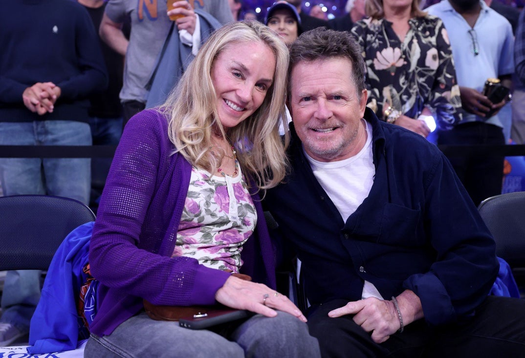 Tracy Pollan and Michael J. Fox