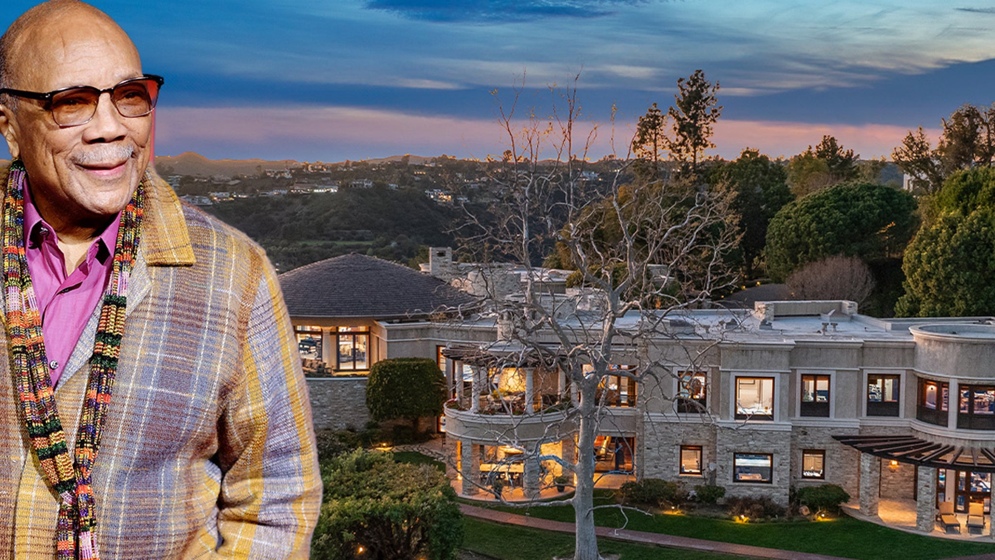 Quincy Jones Bel Air Mansion Hits Market For $60 Million