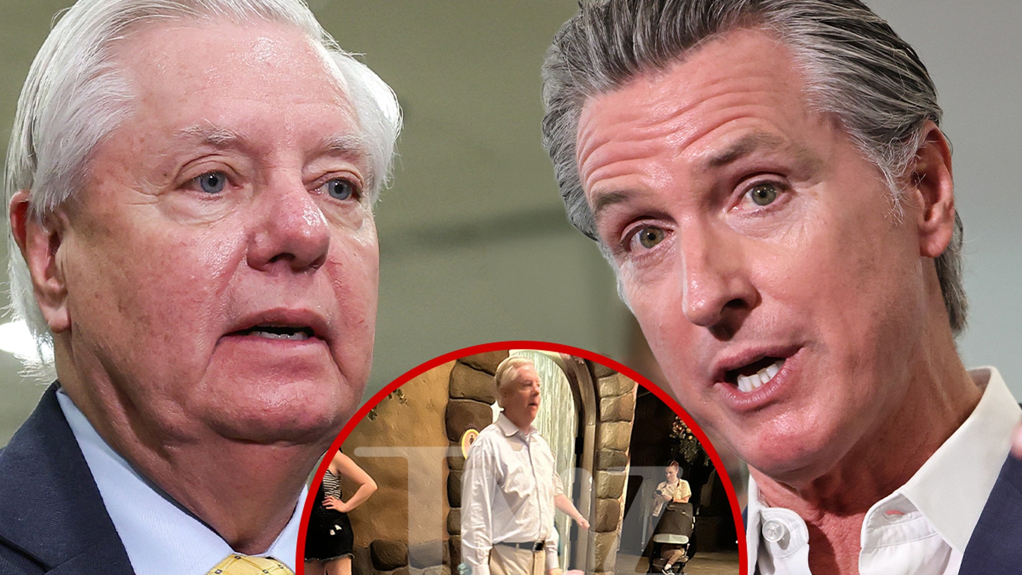 Governor Gavin Newsom Slams Senator Lindsey Graham For Disney World Vacation Governor Gavin Newsom Slams Senator Lindsey Graham For Disney World Vacation