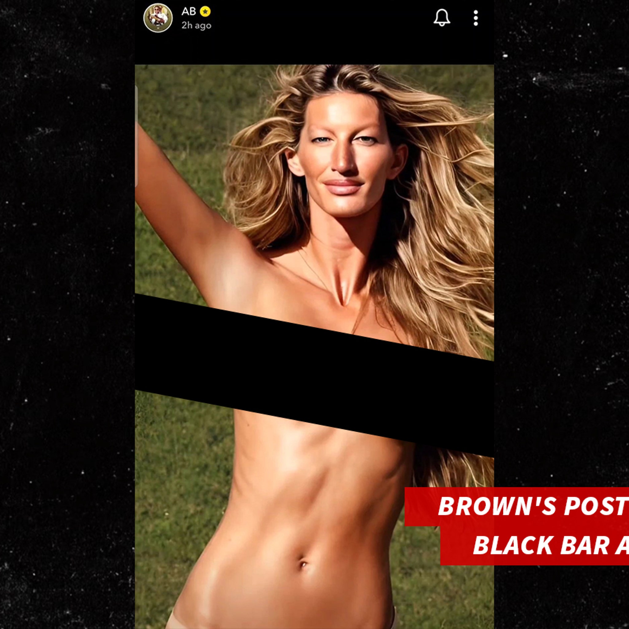 Antonio Brown Posts Fake Gisele Nude Pic Amid Bizarre Tom Brady Beef