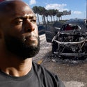 Leonard Fournette's Car Catches Fire On Highway, Burns To Crisp