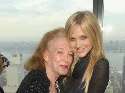 Helen Gurley Brown and Ashlee Simpson