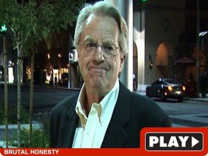 Jerry Springer -- My Show is Stupid