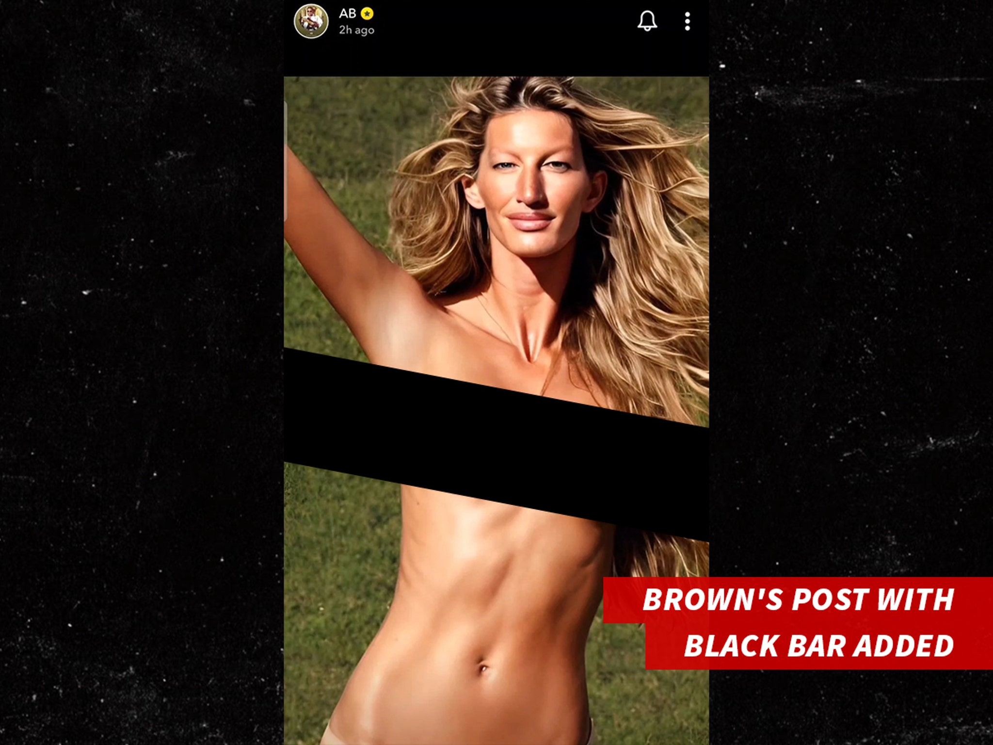 Antonio Brown Posts Fake Gisele Nude Pic Amid Bizarre Tom Brady Beef - TMZ (Picture 1)