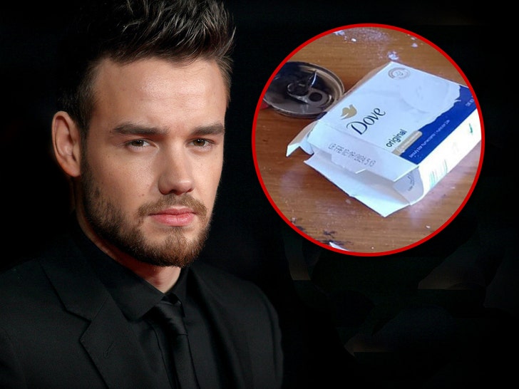 Caixa de sabonete Dove liam payne getty 1