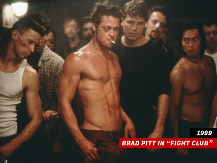 Brad Pitt In 'Fight Club'shutterstock