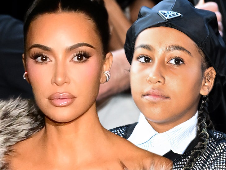 kim kardashian north west getty 2