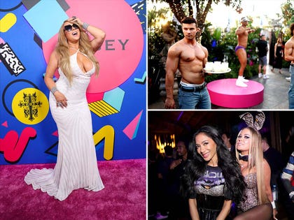 Mariah Carey, Nicole Scherzinger and Carmen Electra