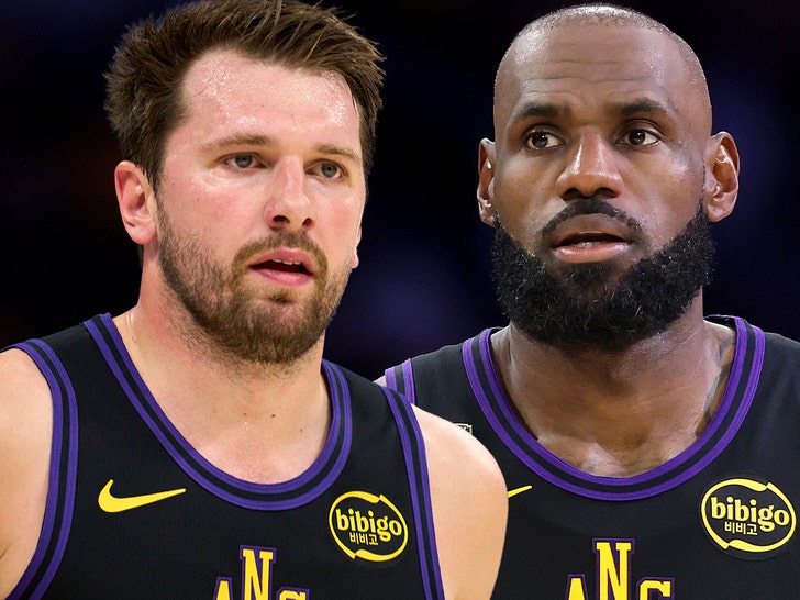 luka doncic lebron james getty comp