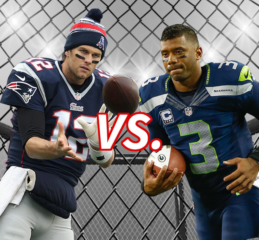 Who's the better catch? Tom Brady (37) vs. Russell Wilson (26)