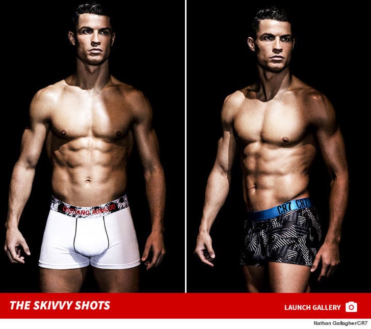 Stunning Shots: Football Star Showcases SS18 CR7 Line of Boxers and Briefs