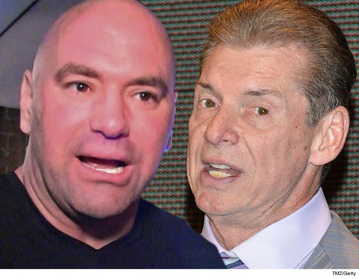 Dana White -- Vince McMahon's a 'F ing Maniac' But :: 0826-dana-white-vince-mcmahon-tmz-getty-3