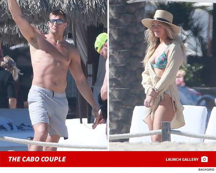 Rob Gronkowski and Camille Kostek -- Hot Cabo Couple
