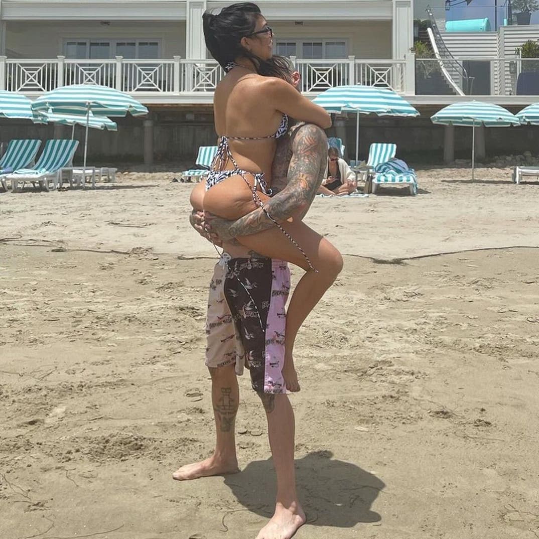 Kourtney Kardashian and Travis Barker