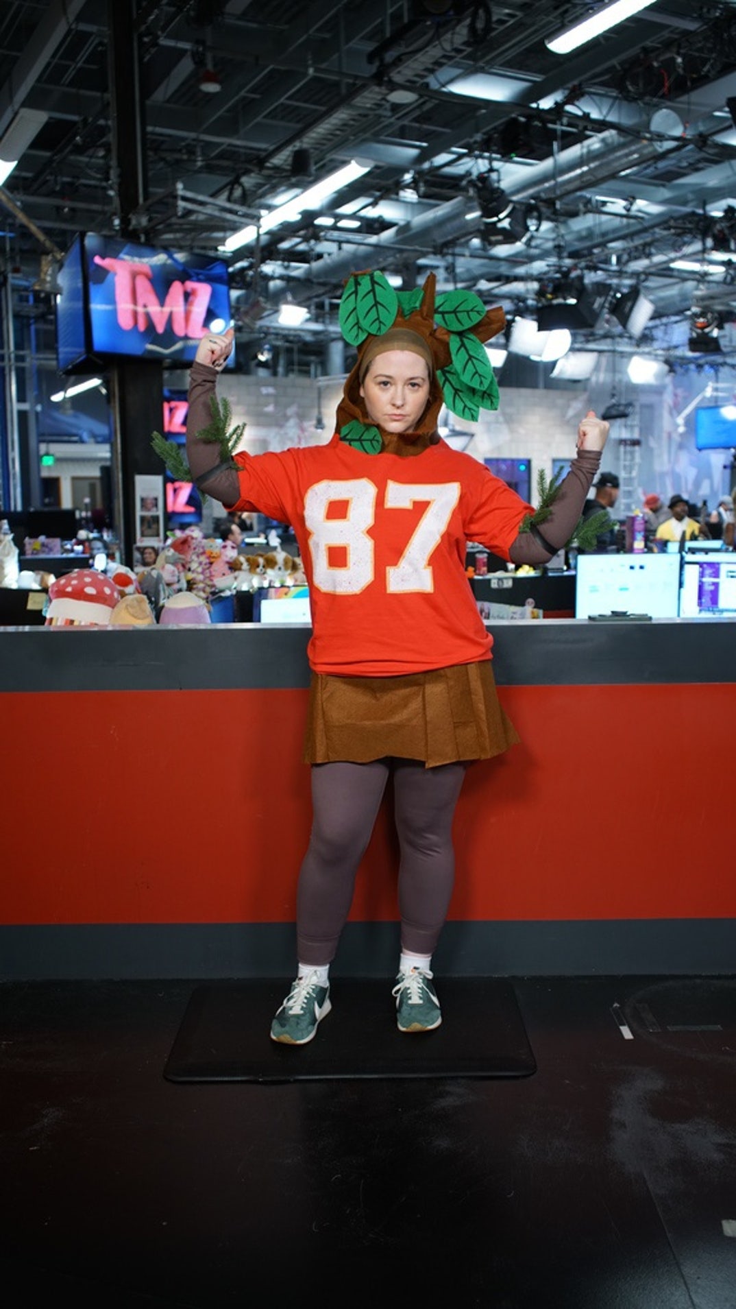 Janet as redwood tree