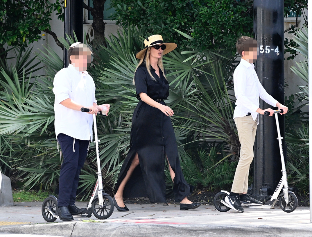 Ivanka Trump Attending Service in Miami 2