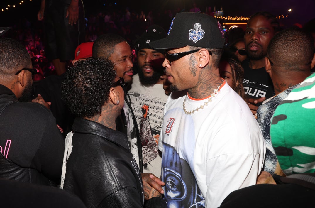 Tyga, YG and Chris Brown