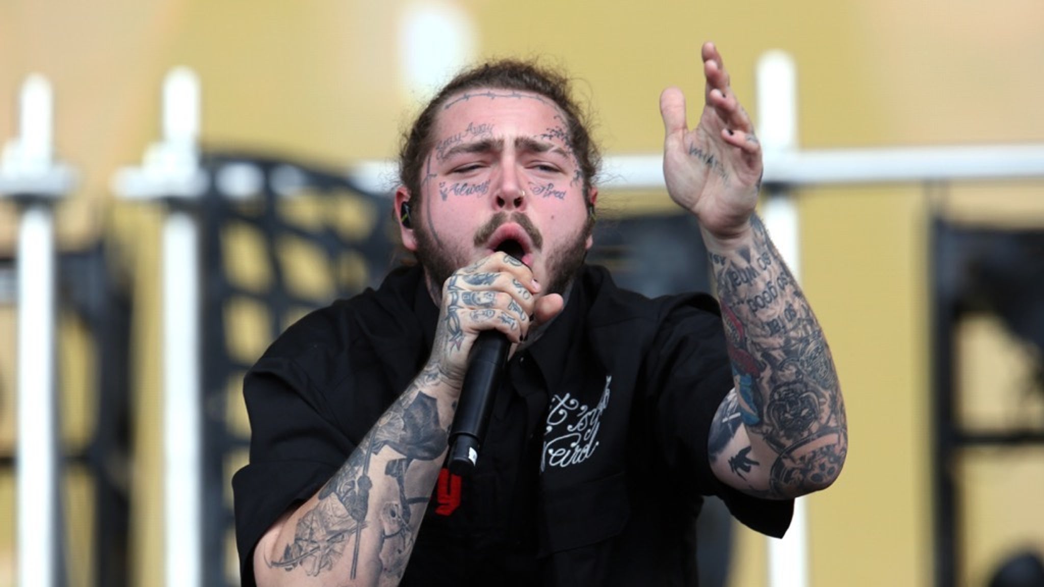 Post Malone's Live Reading Festival Performance