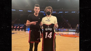 NBA's Tyler Herro Gifts Jack Harlow Game-Worn Jersey, Thanks For The Song, Bro!