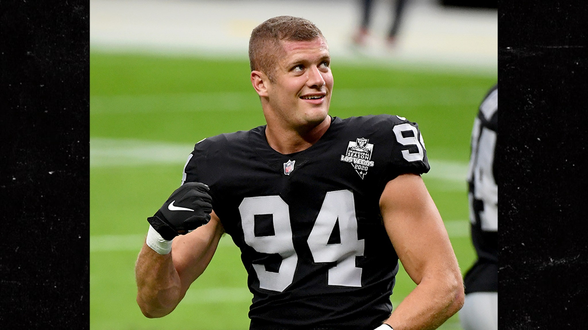 aaron rodgers in raiders jersey