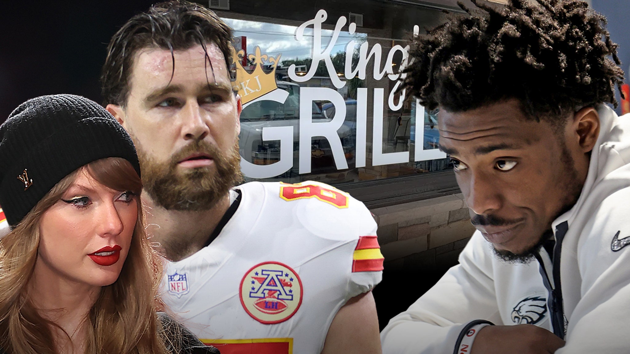 C.J. Gardner-Johnson’s Mom’s Restaurant Hit W/ Bad Reviews After Kelce, Swift Dig