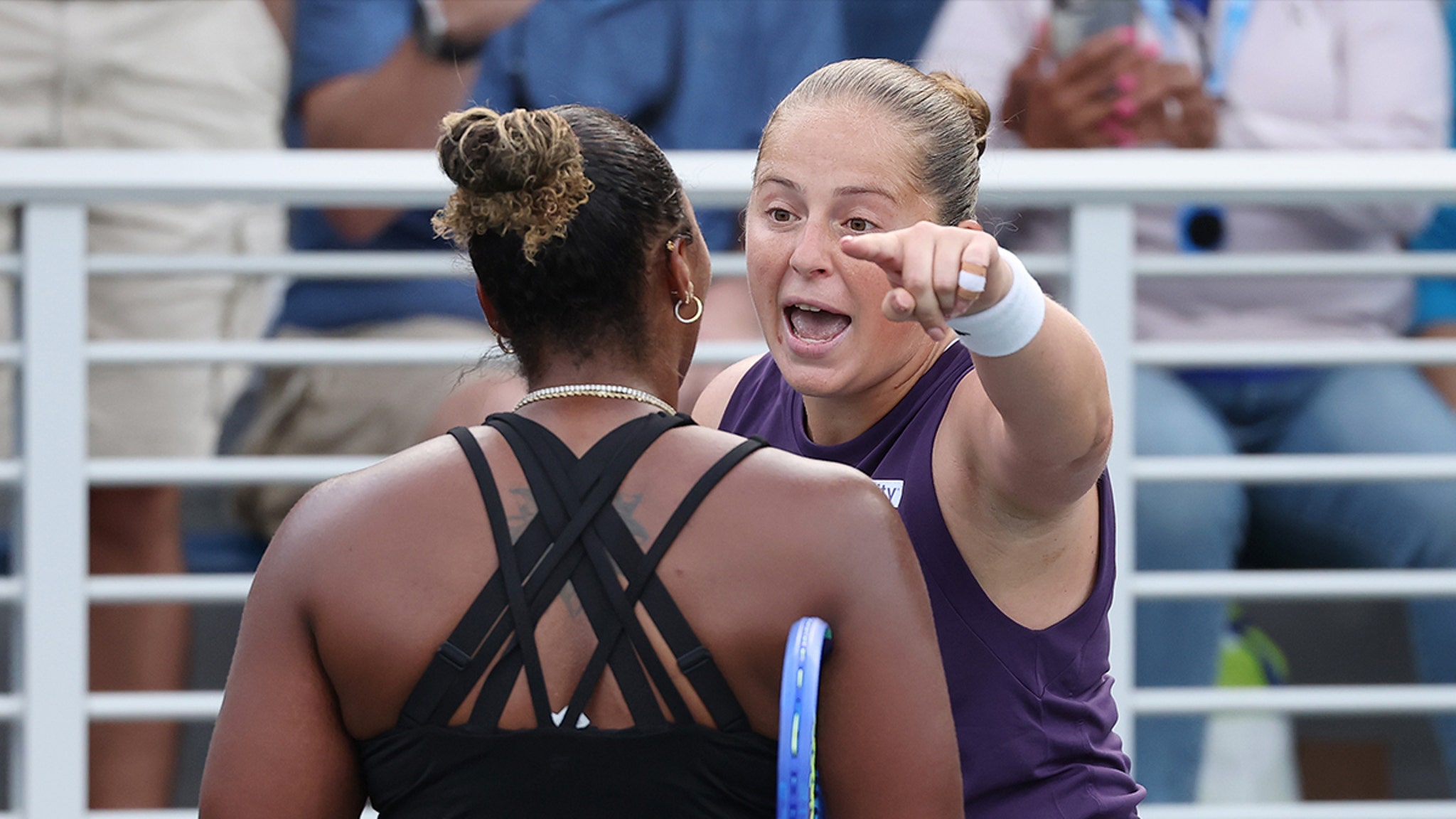 Taylor Townsend, Jelena Ostapenko Get In Heated Argument At US Open