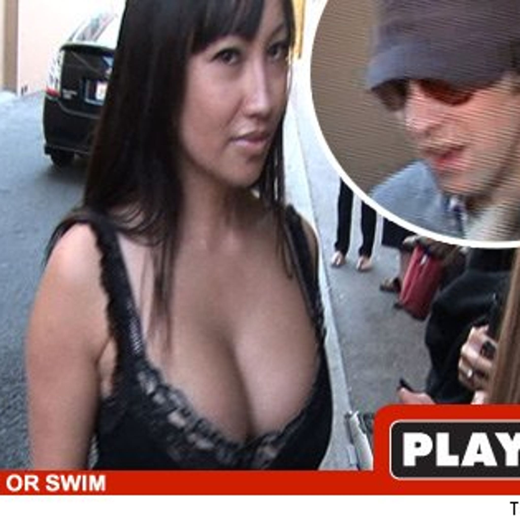 Phelps Chased by a Couple of Boobs hq nude picture