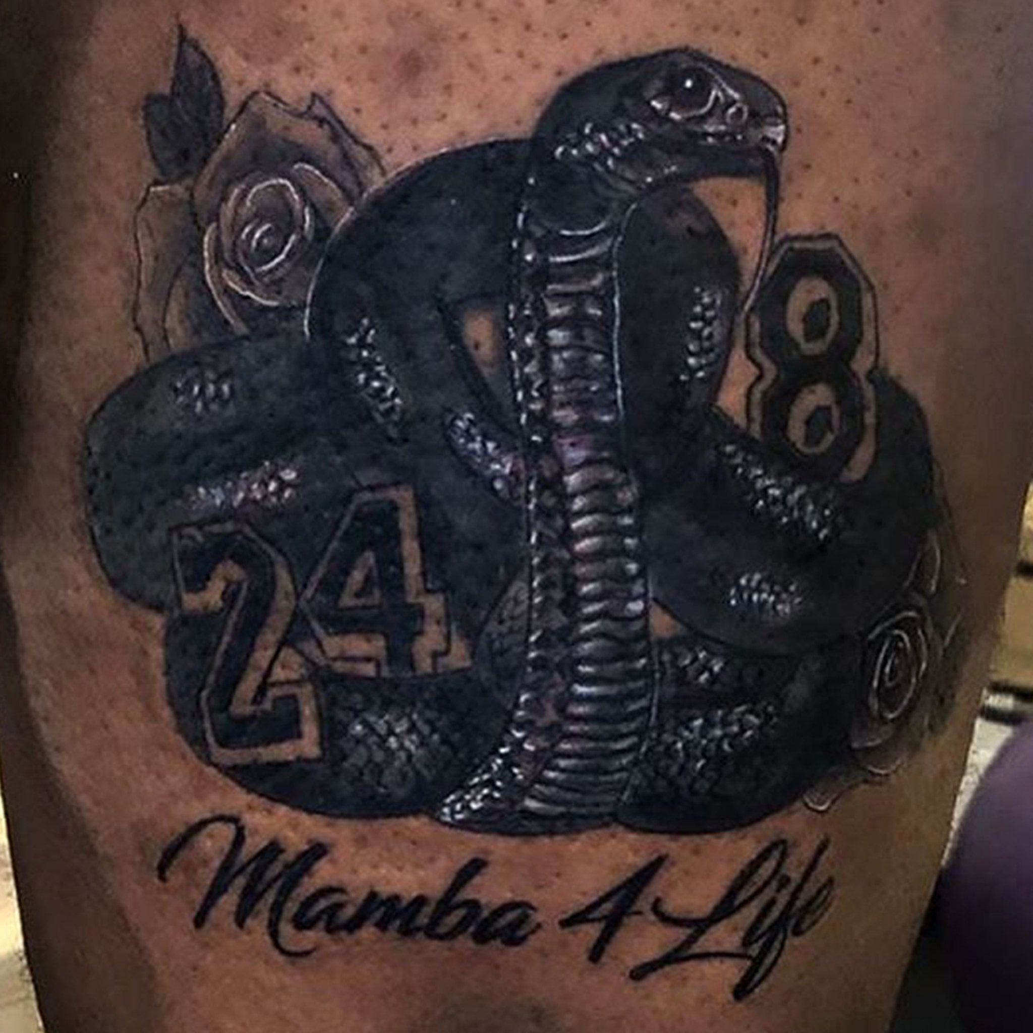 Lebron James' Kobe Bryant Tattoo Revealed, New Detailed Photo